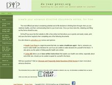 Tablet Screenshot of doyourproxy.org